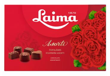 Konfekšu kārba LAIMA Asorti Rozes 470g