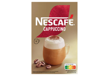 Šķīstošās kafijas dzēriens NESCAFE Cappuccino 8x13.5g