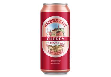 Alus AMBER CITY Ķiršu 4,6% 0,5L sk.D