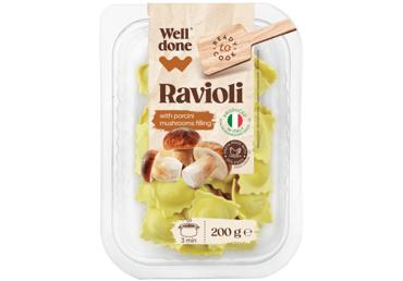 Ravioli ar sēnēm WELL DONE 200g