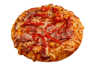 Mini pica ar šķiņķi un papriku 165g 