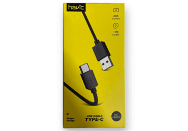 Kabelis USB A-Type C HAVIT 8710 1m
