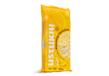 Kukurūzas galetes USTUKIU ar banānu glazūru 100g - 2