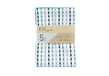 Virtuves dvieļu komplekts 45x65cm 5gab. - 1