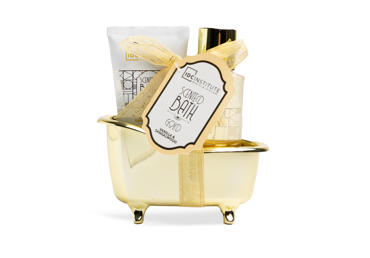 Komplekts IDC INSTITUTE Scented Bath Gold Mini