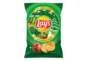 Kartupeļu čipsi LAY'S ābolu karameļu 130g