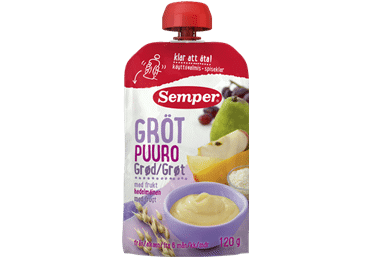 Biezenis SEMPER graudu-bumbieru-mango-banānu-ābolu 6+ 120g - 2
