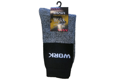 Vīriešu darba zeķes BISOKS 12168 melnas 43-46