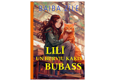 Grāmata  Lilī un burvju kaķis Bubass