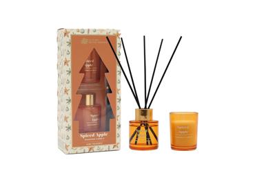 Mājas aromāts + aromātiska svece Spiced Apple