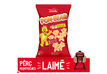 Čipsi ESTRELLA Pom Bear ar sāli 65g - 1