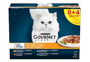 Konservu izlase kaķiem Perle GOURMET 12x85g