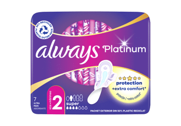 Higiēniskās paketes ALWAYS Ultra Platinum Super 7gab - 1