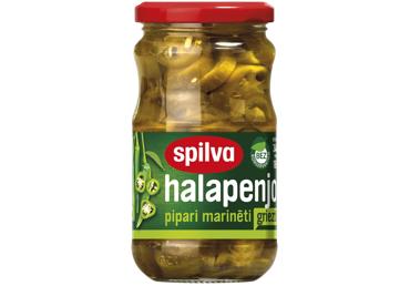 Marinēti Jalapeno pipari SPILVA griezti 340g