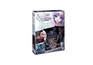 Radošais komplekts NEBULOUS STARS skrāpē & zīmē