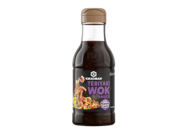 Terijaki mērce KIKKOMAN ar ceptiem ķiplokiem 250ml