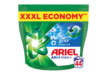 Veļas mazgāšanas kapsulas ARIEL Fresh Air 44gb - 1