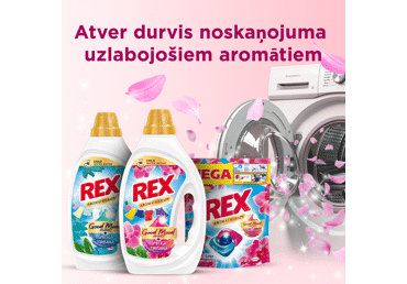 Veļas mazgājamais līdzeklis REX Orchid Color 20m.r.900ml - 3