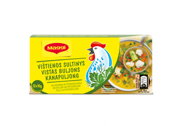 Vistas buljons MAGGI ar pētersīļiem un dillēm 12x10g