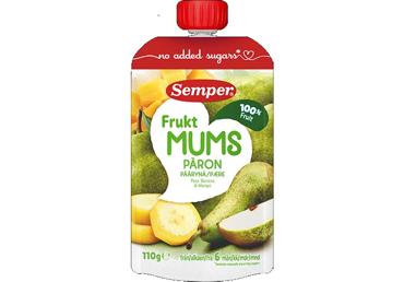 Biezenis SEMPER bumbieru-mango-banānu 6+ 110g
