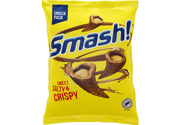 Kukurūzas kraukšķi piena šokolādē SMASH 100g
