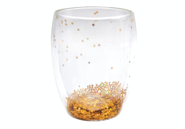 Dubultā stikla glāze AURORA Stars 350ml - 2