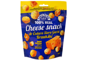 Siera kraukšķi SMILTENE ar čedera siera garšu 60g