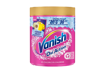 Traipu tīrīšanas līdzeklis VANISH OxiAction Pink 970g