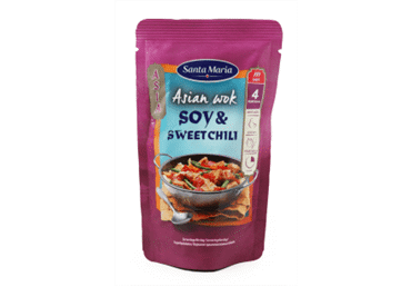 Wok mērce ar soju un saldo čili SANTA MARIA 150g