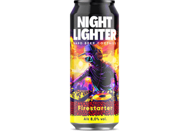 Alus dzēriens NIGHT LIGHTER Firestarter 8% 0,5L sk.D