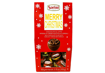 Šokolādes konfektes SORINI Merry Christmas 105g