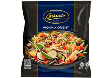 Saldētu dārzeņu maisījums Wokmix Orient BAUER 400g