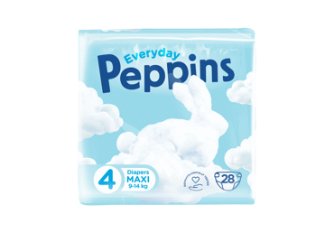 Autiņb.PEPPINS Everyday S4 9-14kg 28gab.