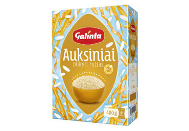 Rīsi GALINTA Zelta tvaicēti 4x100g
