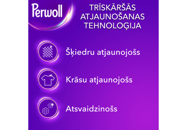 Veļas mazgāšanas līdzeklis PERWOLL Color 20m.r.1L - 2