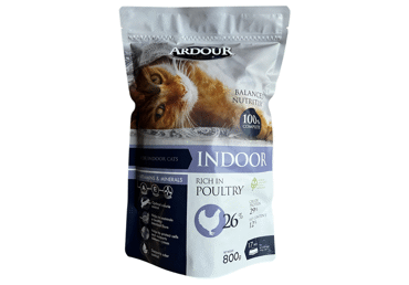 Sausā kaķu bar. ARDOUR Indoor mājp. 800g