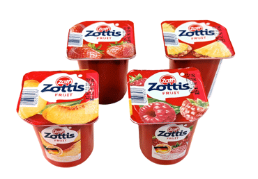 Piena deserts ZOTT augļu 115g - 2