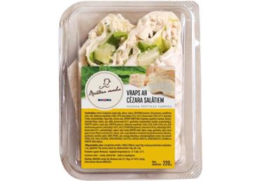 Vraps ar Cēzara salātiem MEISTARA MARKA 220g