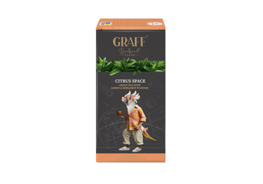 Zaļā tēja GRAFF Citrus Space 20x1,5g