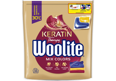 Veļas mazgājamās kapsulas WOOLITE Color 33m.r.
