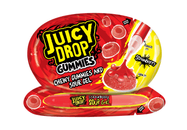 Košļājamās konfektes BAZOOKA Juicy Drop 57g - 2