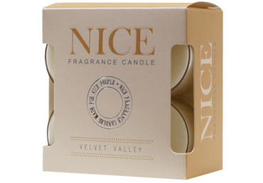 Aromātiskās tējas sveces NICE Velvet Valley 8gab.