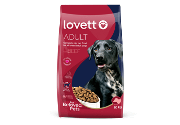 Sausā suņu barība LOVETT liellopu 10kg