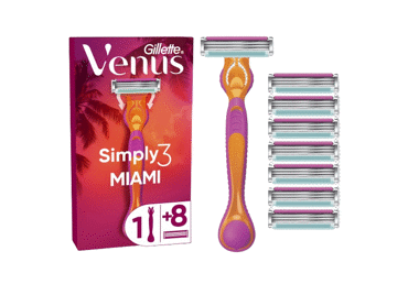 Skuveklis GILLETTE VENUS Simply3 Miami +8kasetes  - 2