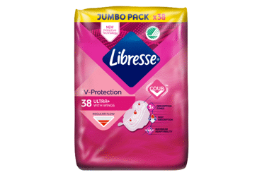 Higiēniskās paketes LIBRESSE Ultra Normal Mega 38gb.