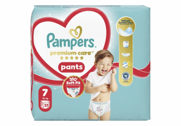 Autiņbiksītes PAMPERS PC S7 17+kg 27gab.