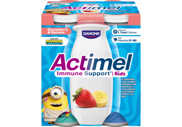 Jogurta dzērieni ACTIMEL zemeņu-banānu 4x100g