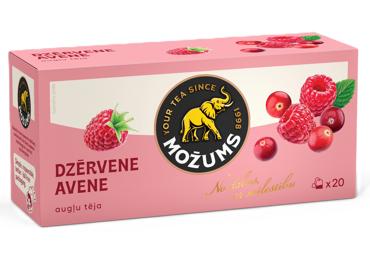 Tēja MOŽUMS dzērveņu-aveņu 20x1.7g - 1