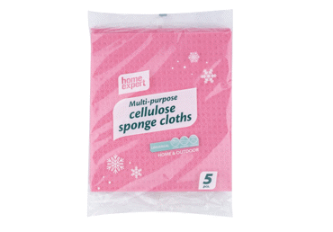 Lupatiņas-sūkļi no celulozes, 5 gab.