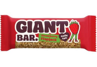 Auzu pārslu batoniņš MABAKER ar zemenēm 90g - 1